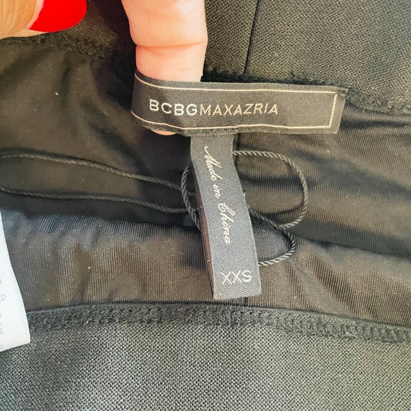 BCBGMaxAzria Black Sequin Leggings Size XXS - Picture 3 of 8